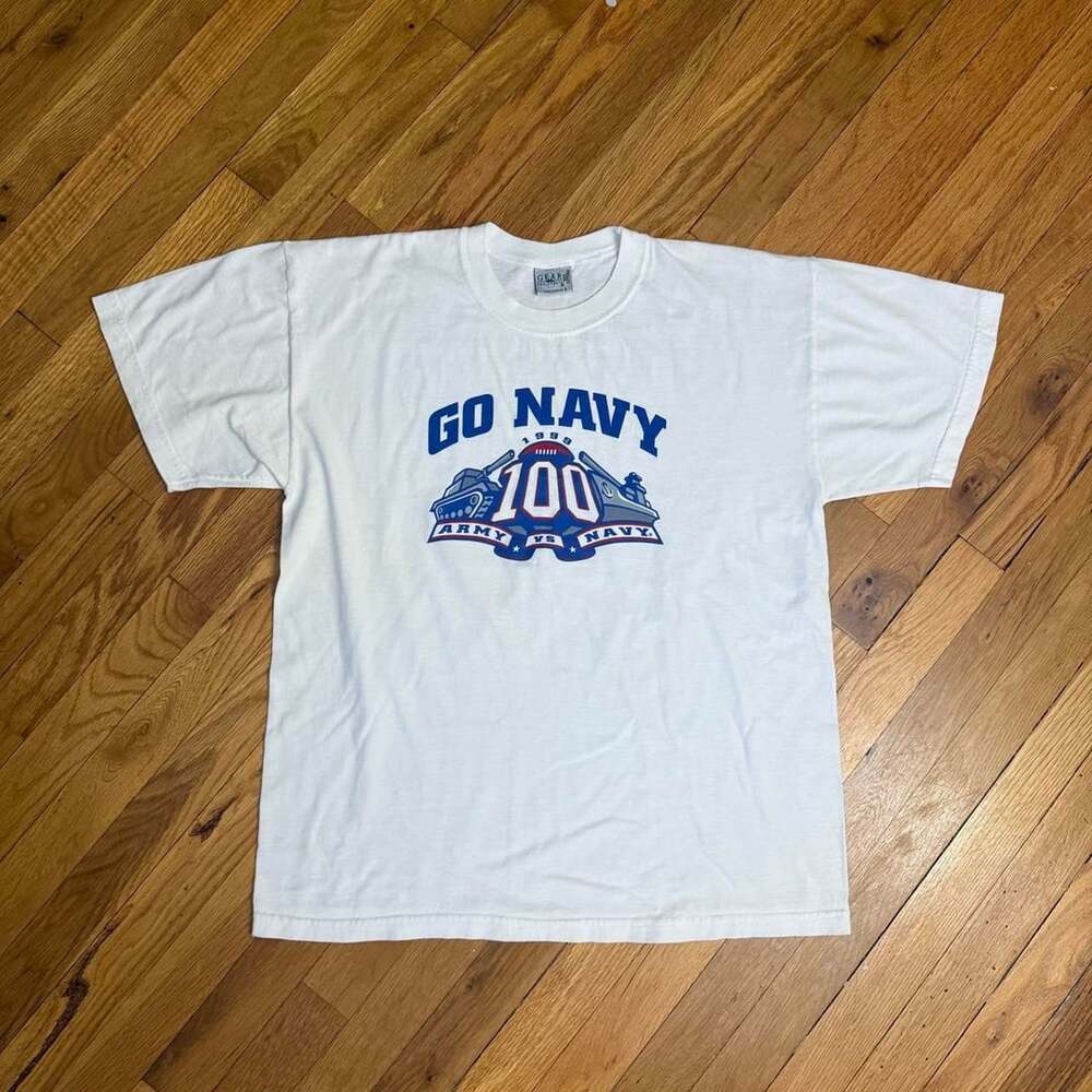 Gear For Sports Vintage 1999 Go Navy Army Vs Navy Graphic T-Shirt